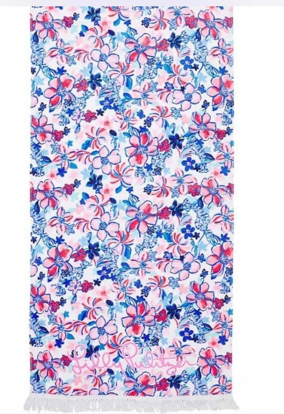 Lilly Pulitzer Party Like A Lobstar Beach Towel